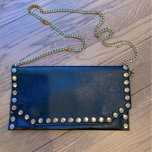 Vintage faux leather clutch/crossbody